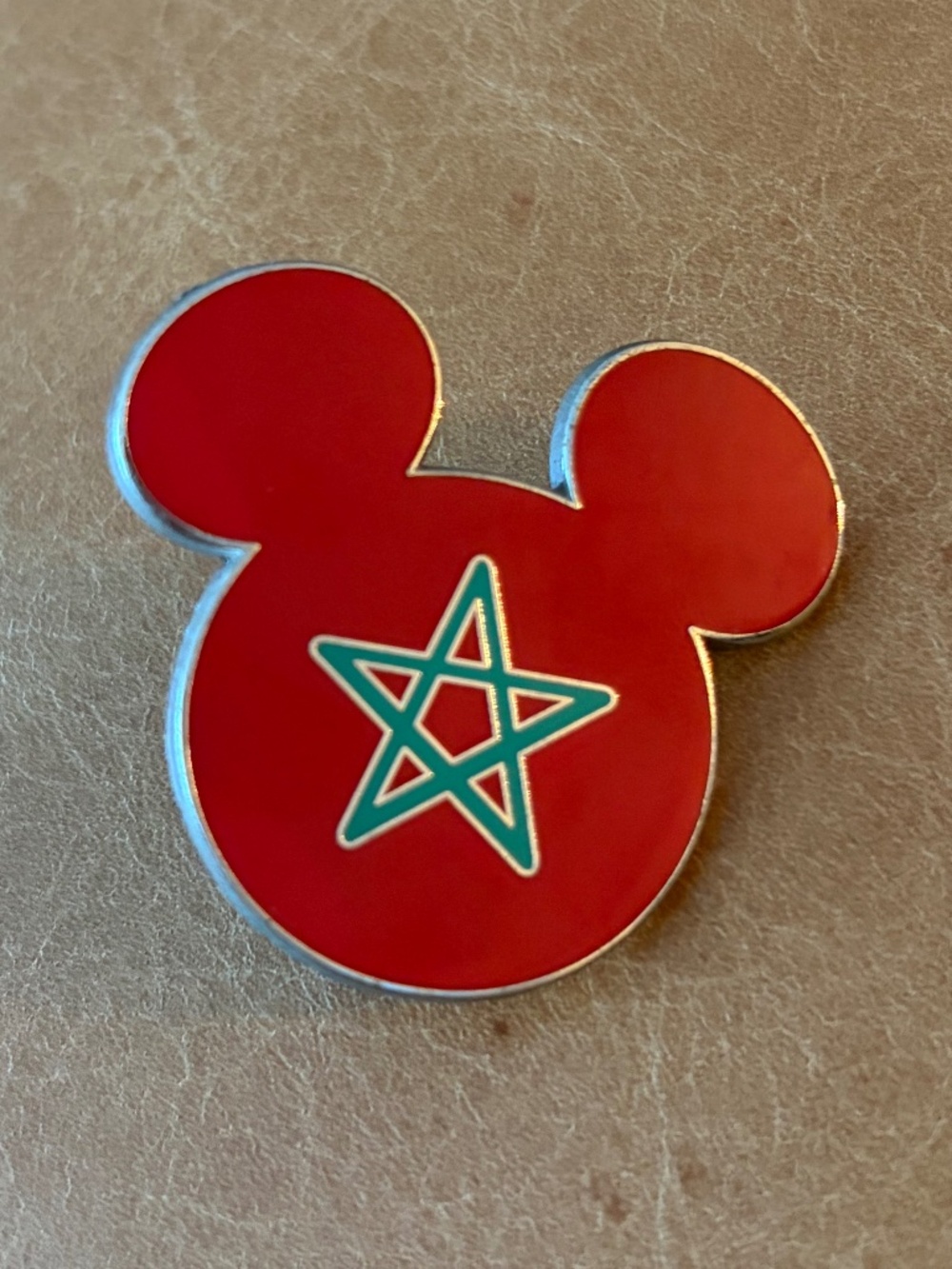 Morocco Flag Pin from the EPCOT World Showcase Mickey Icon Head & Ears series